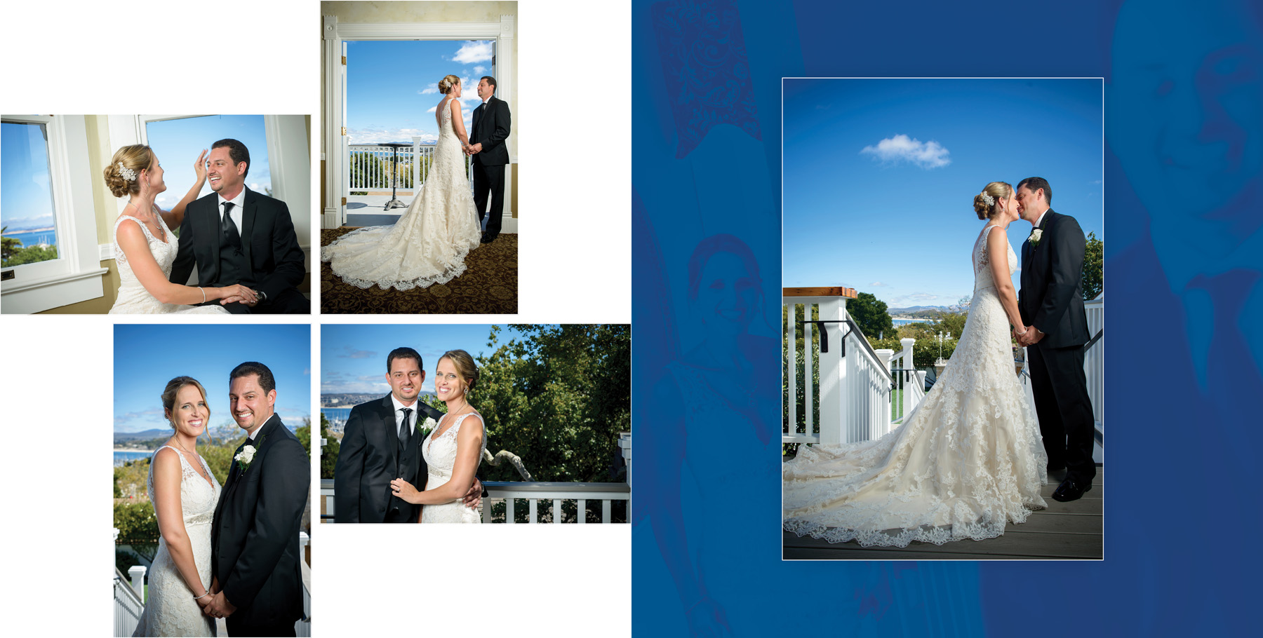 Lisa + Tony (Wedding Album Design) @ The Perry House, Monterey, California